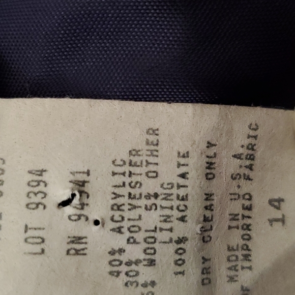 Leslie Stuart vintage  holiday black watch  plaid wool button-down blazer. - Picture 7 of 10